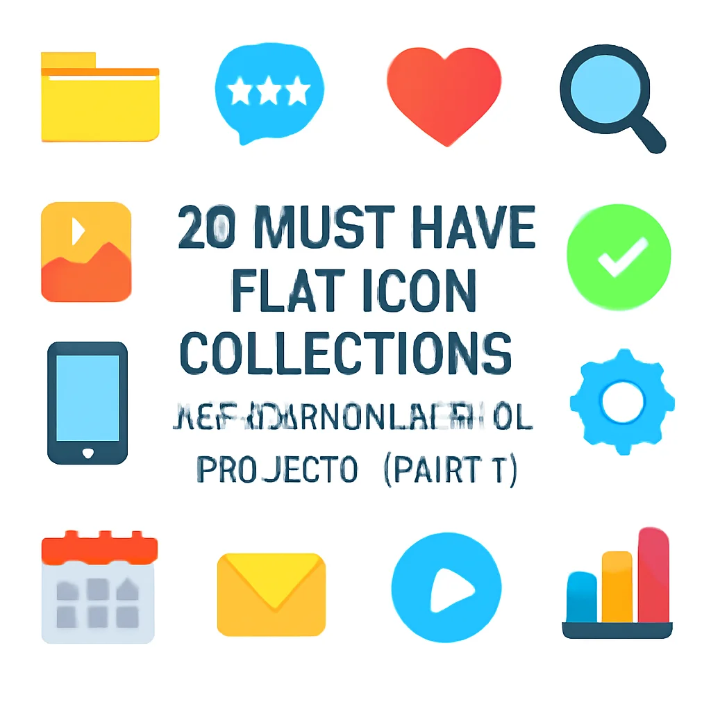 20 Must-Have Flat Icon Collections for Stunning Digital Projects (Part 1)