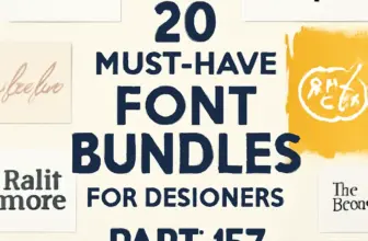 20 must have font bundles for designers part 157 collection 683