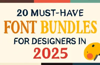 20 must have font bundles for designers in 2025 687
