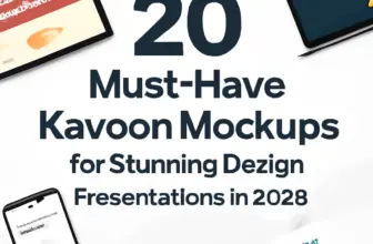 20 must have kavoon mockups for stunning design presentation 189