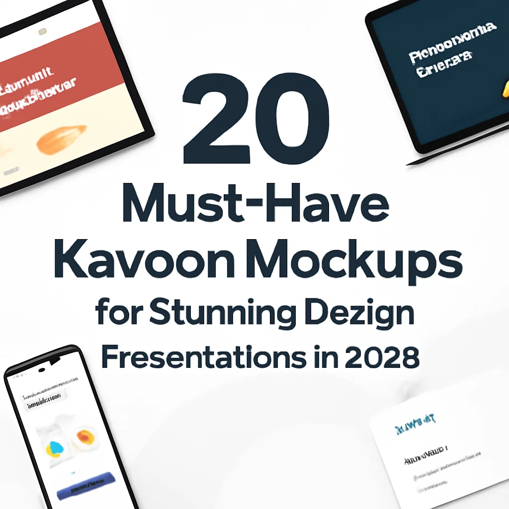 20 Must-Have Kavoon Mockups for Stunning Design Presentations in 2026
