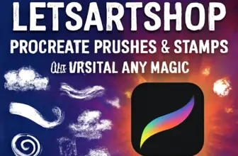 20 must have letsartshop procreate brushes stamps for digit 205