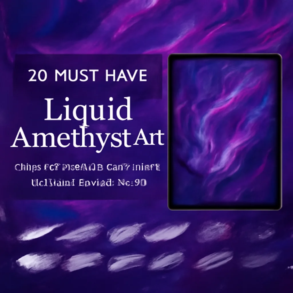 20 Must-Have LiquidAmethystArt Digital Brushes & Presets for Creative Brilliance ✨