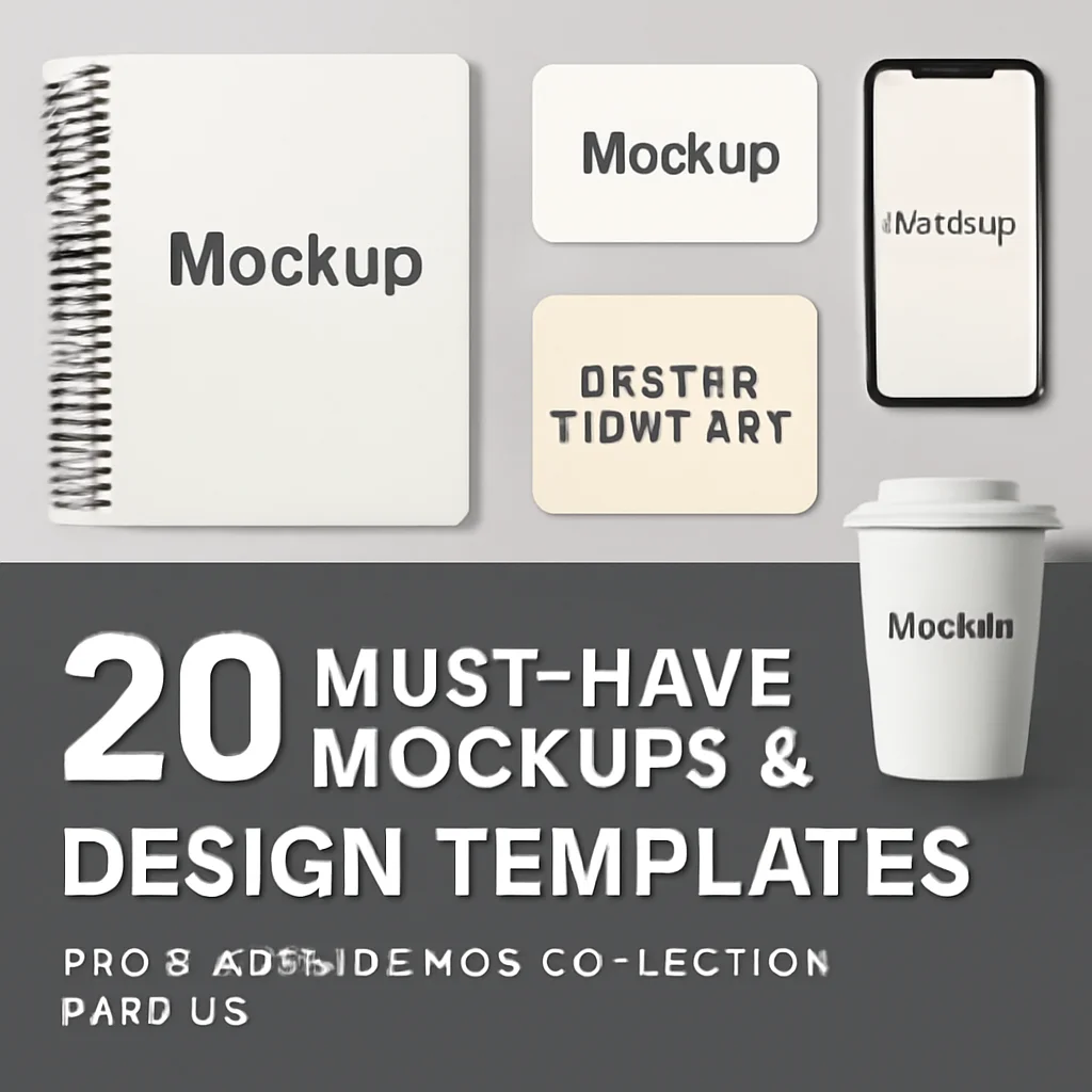 BrushesPack Collection Part 175: 20 Stunning Mockups to Elevate Your Design Portfolio