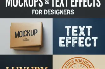 20 must have mockups text effects for designers brushespack 708