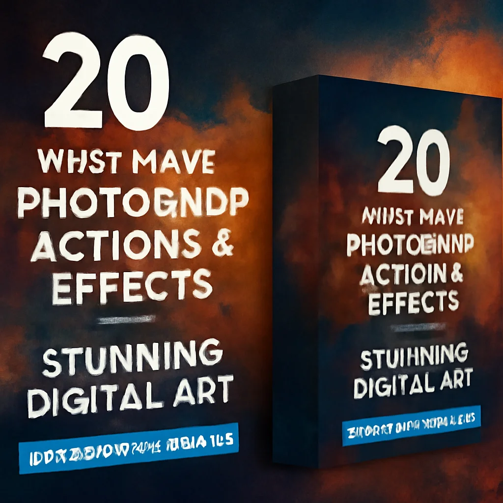 20 Must-Have Photoshop Actions & Effects for Stunning Digital Art in 2025 (BrushesPack Part 276)