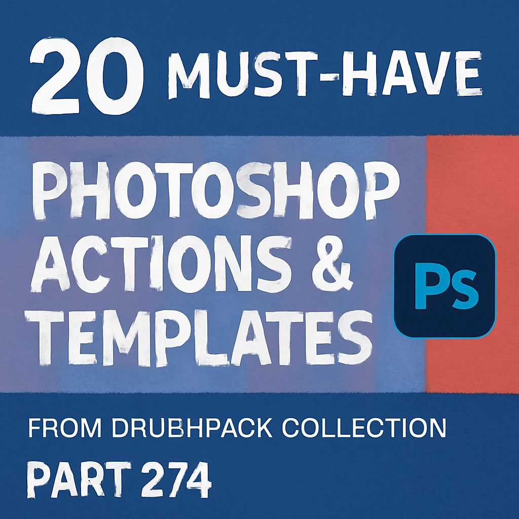 20 must have photoshop actions templates from brushespack c 800