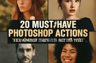 20 must have photoshop actions for stunning vintage modern 813