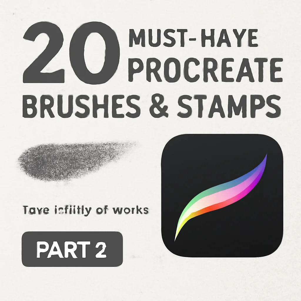 20 Must-Have Procreate Brushes & Stamps from infinity-art-works (Part 2) 🎨✨