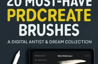 20 must have procreate brushes from mlcreativeshop a digital 1254