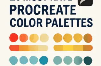 20 must have procreate color palettes from digitalartsupply0 973
