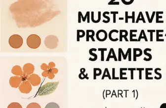 20 must have procreate stamps palettes from n nakorn creati 1283