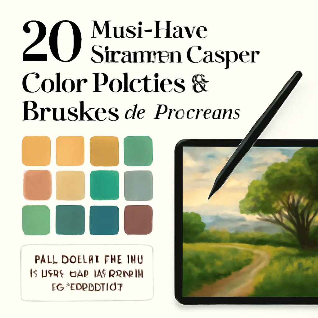 20 Must-Have Shannon Casper Color Palettes & Brushes for Procreate 🎨✨ 1 20 must have shannon casper color palettes brushes for proc 322
