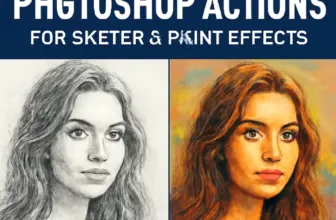 20 must have studioretouch photoshop actions for sketch pai 1545