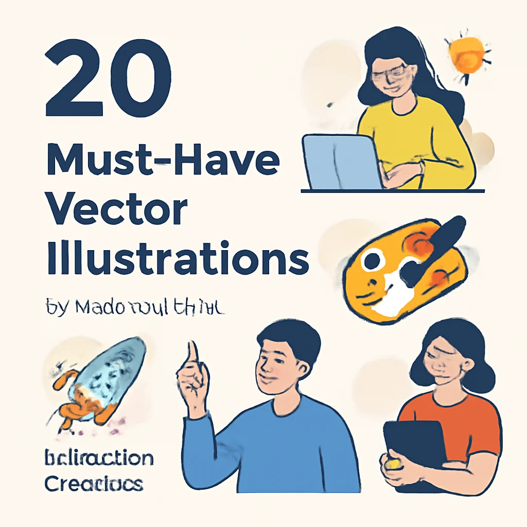 20 Must-Have Vector Illustrations by tanahair-studio for Modern Creatives 🎨🚀