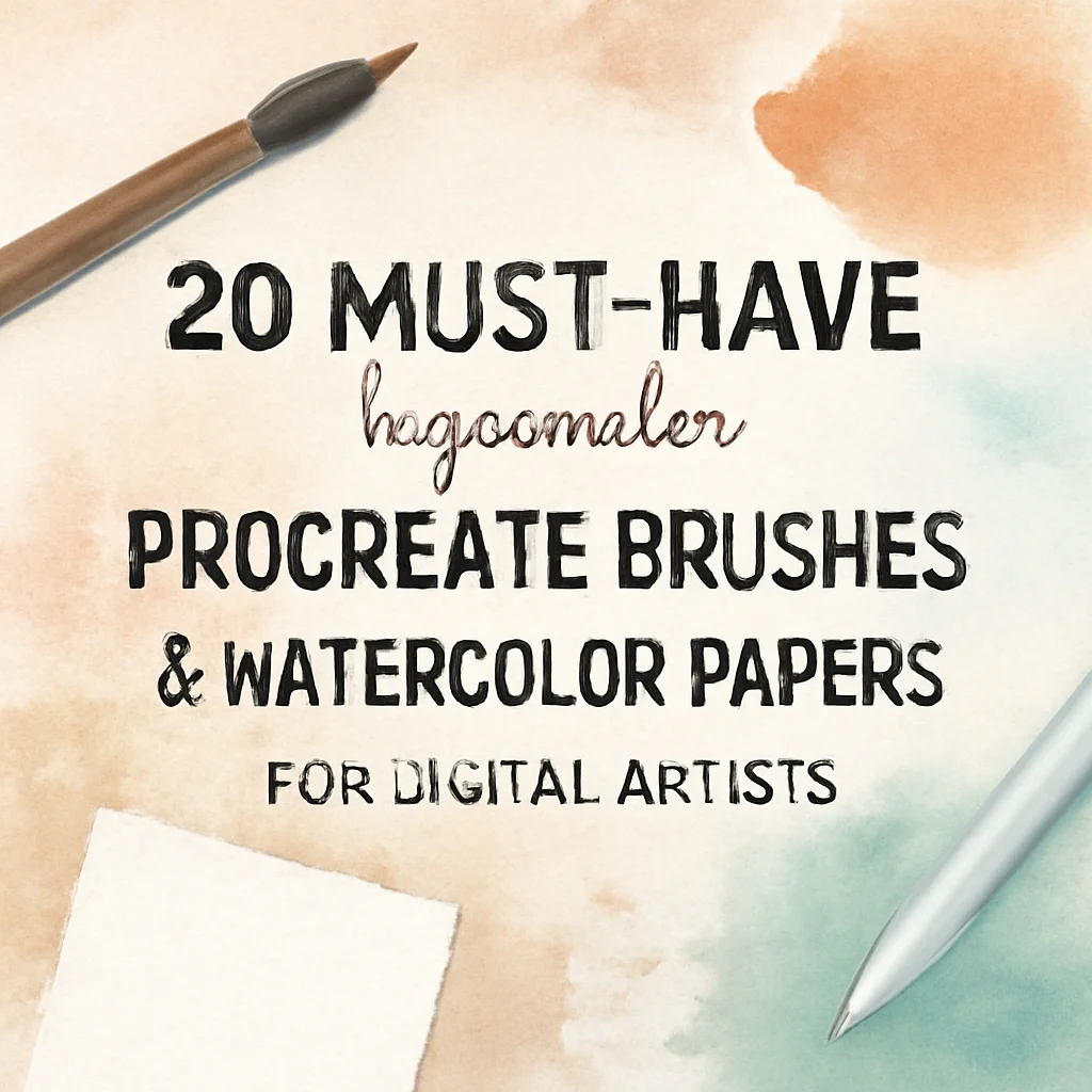20 Must-Have heyiamalice Procreate Brushes & Watercolor Papers for Digital Artists