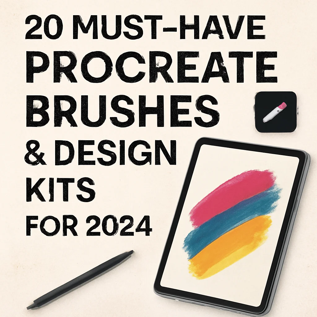 michele.brasili Collection Part 1: 20 Must-Have Textures & Procreate Brushes for Artists