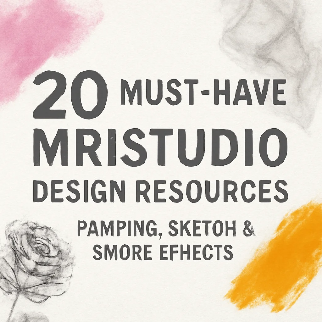 20 Must-Have mristudio Design Resources: Painting, Sketch & Smoke Effects 🎨