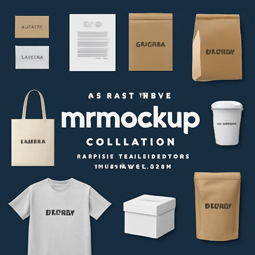 20 Must-Have mrmockup Collection Part 1: Branding, Apparel & Packaging Mockups 🎨