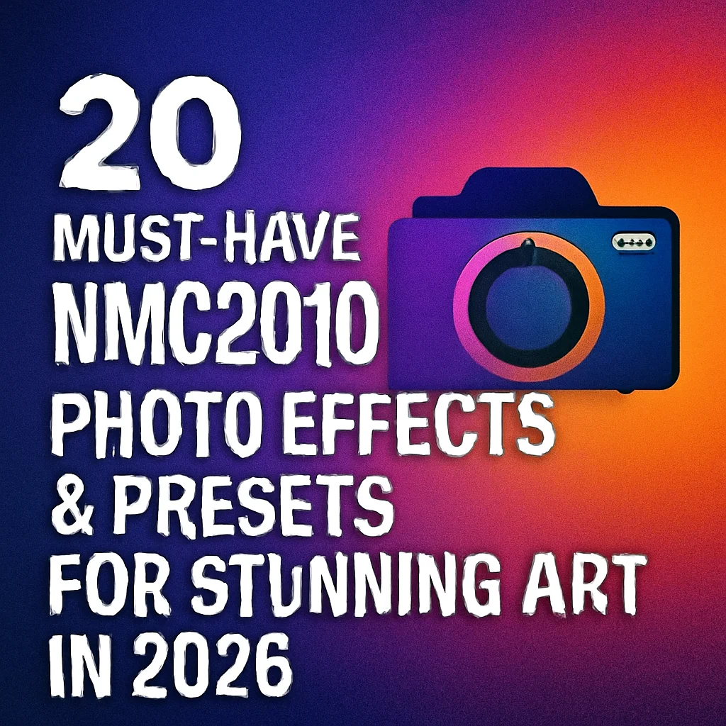 20款必备的nmc2010照片特效与预设，助你2026年打造惊艳艺术大作