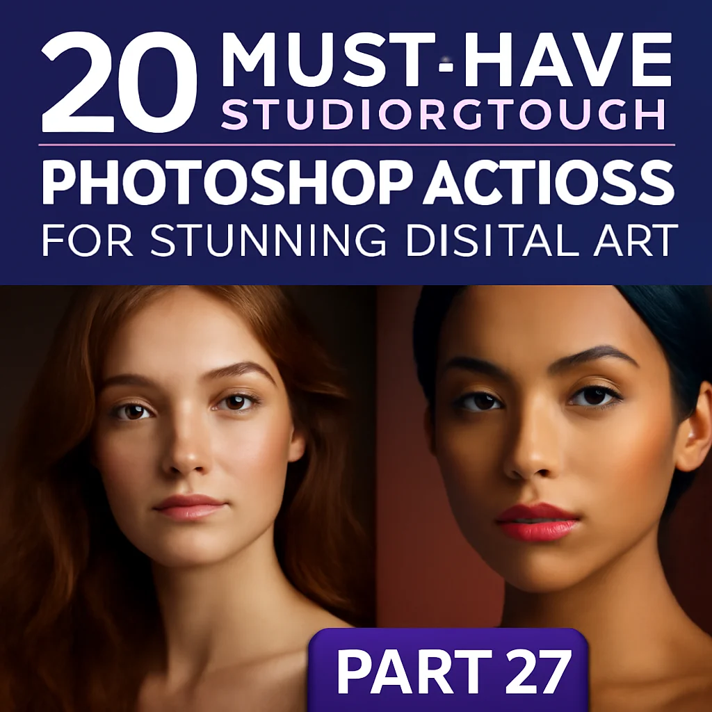 20 Must-Have studioretouch Photoshop Actions for Stunning Digital Art (Part 27)