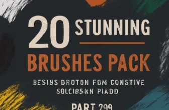 20 stunning brushespack design assets for creative professio 755