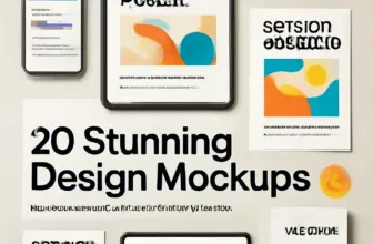 20 stunning design mockups to elevate your creative portfoli 718