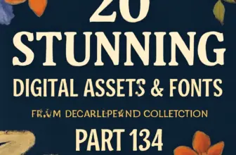 20 stunning digital assets fonts from brushespack collectio 660