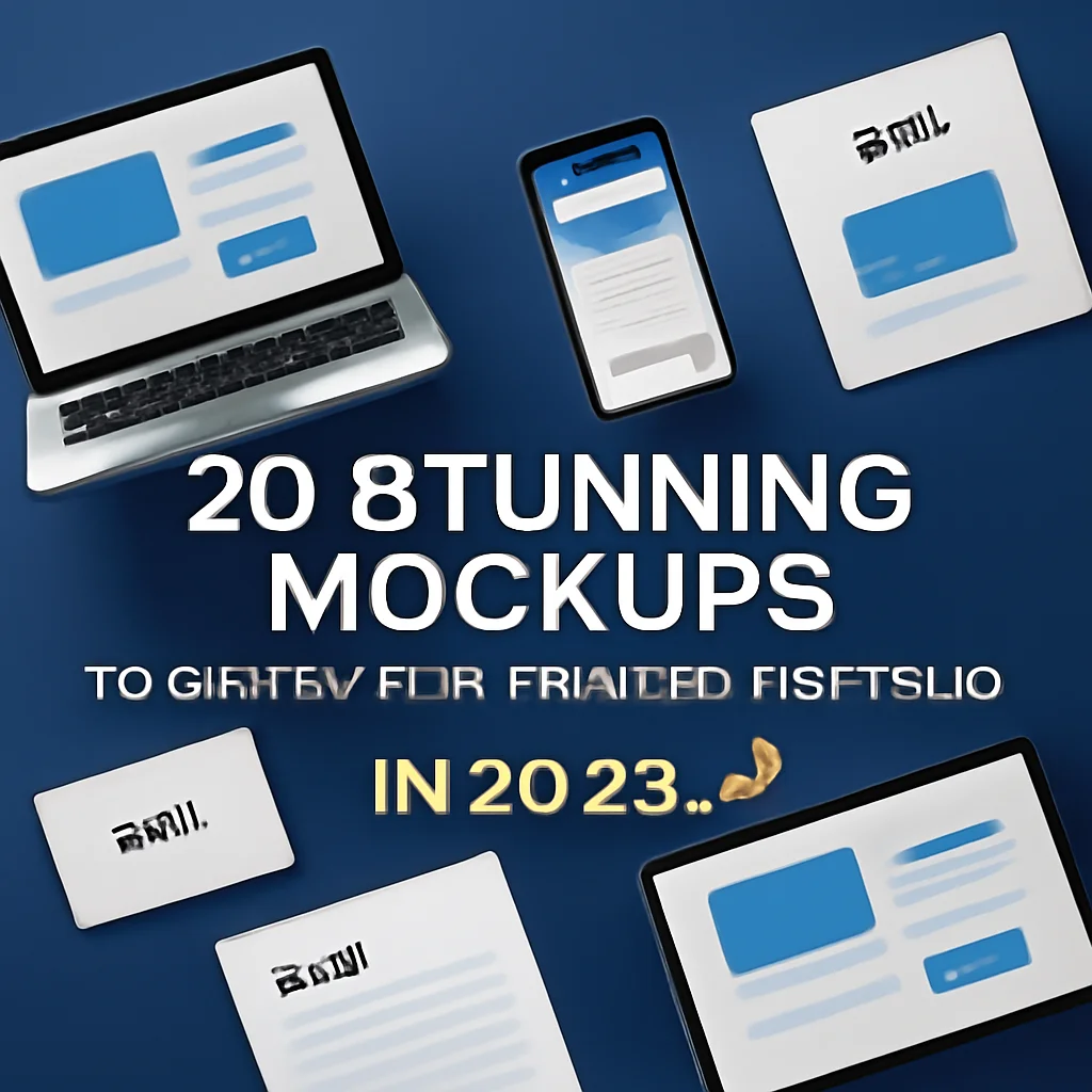 20 Stunning Mockups to Elevate Your Design Portfolio in 2024 🎨✨