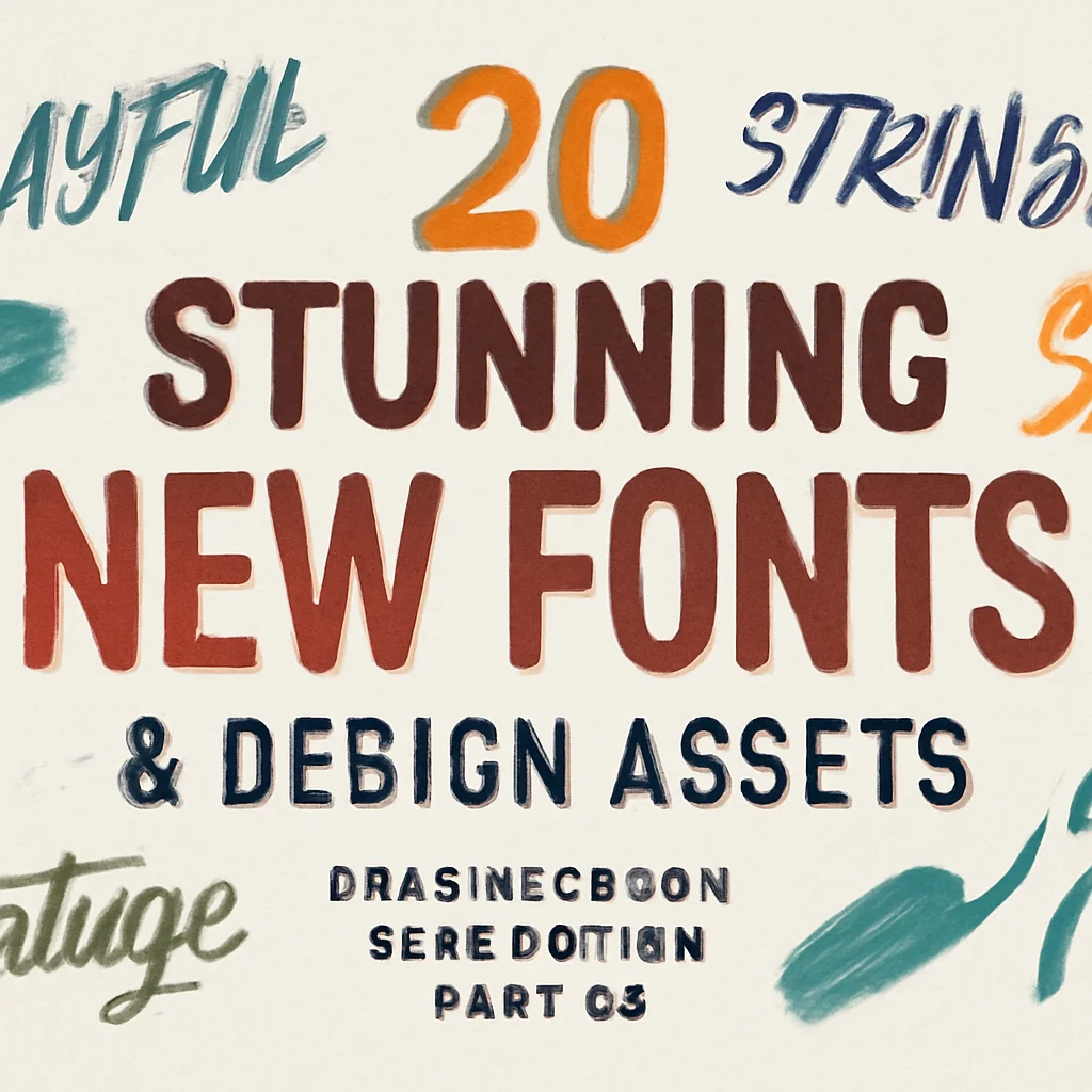 20 stunning new fonts design assets in brushespack collecti 588