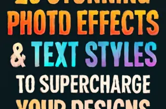 20 stunning photo effects text styles to supercharge your d 548