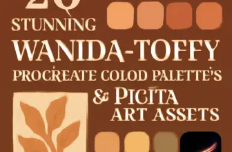 20 stunning wanida toffy procreate color palettes digital a 1648
