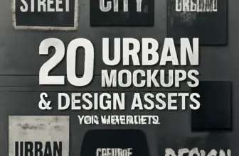 20 urban mockups design assets for creatives brushespack pa 711