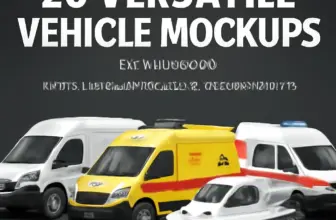 20 versatile vehicle mockups by hayrudin panel vans ambulan 1070