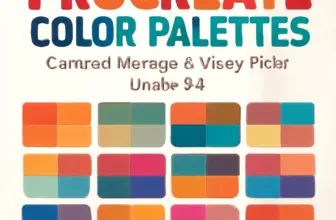 20 vibrant procreate color palettes by jennythip cartoon vin 1142