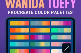 20 vibrant wanida toffy procreate color palettes for digital 1655