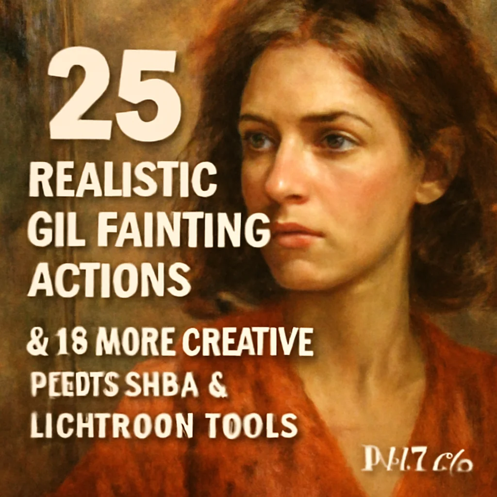 20 Must-Have Photoshop Actions & Effects for Stunning Digital Art in 2025 (BrushesPack Part 276)