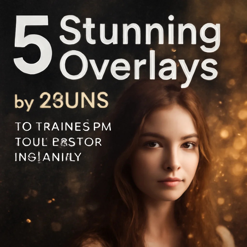 5 Stunning Overlays by 2suns to Transform Your Photos Instantly ✨