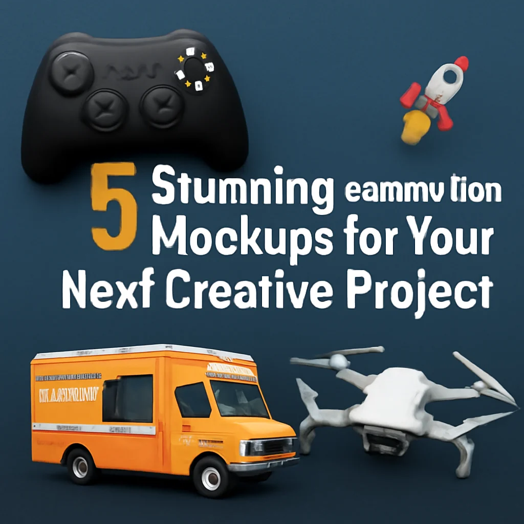 5 Stunning samnorton Mockups for Your Next Creative Project (Game Controllers, Food Trucks & Drones) 🚀 1 5 stunning samnorton mockups for your next creative project 1452