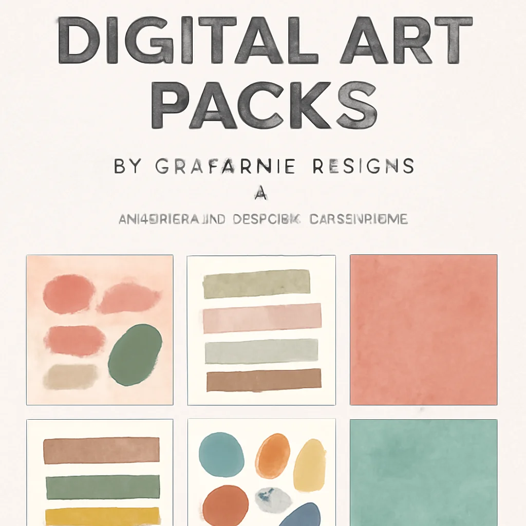 6 Must-Have Digital Art Packs by okayannie-designs (Procreate Brushes & Washi Tapes)