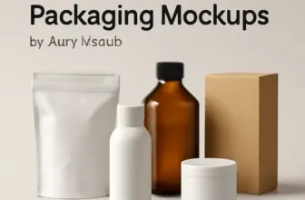 6 realistic packaging mockups by ram studio for stunning bra 1416