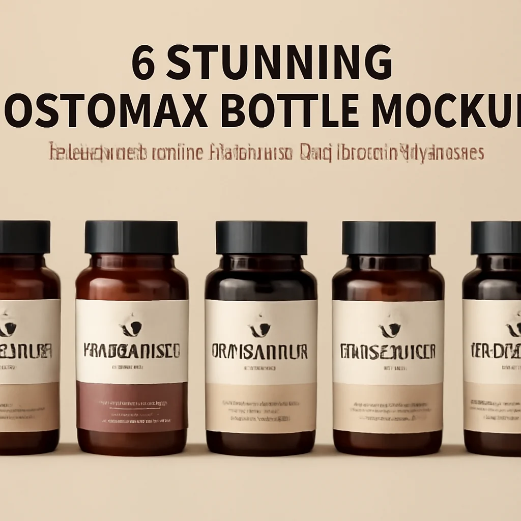 6 Stunning Prostomax Bottle Mockups to Elevate Your Product Packaging in 2025