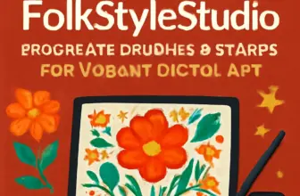 7 best folkstylestudio procreate brushes stamps for vibrant 1034