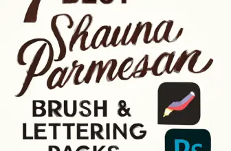 7 best shaunaparmesan brush lettering packs for procreate 1467