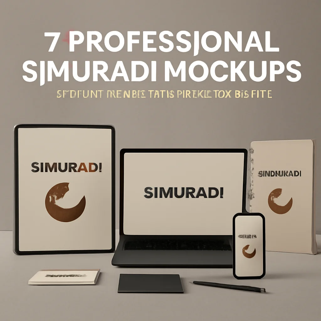 7 Professional Simuradi Mockups to Elevate Your Brand Presentations in 2025