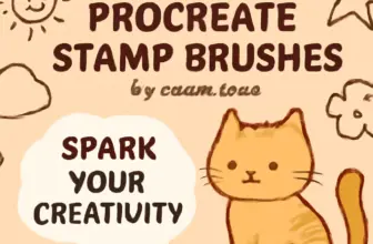 8 adorable procreate stamp brushes by tamawuku to spark your 1579