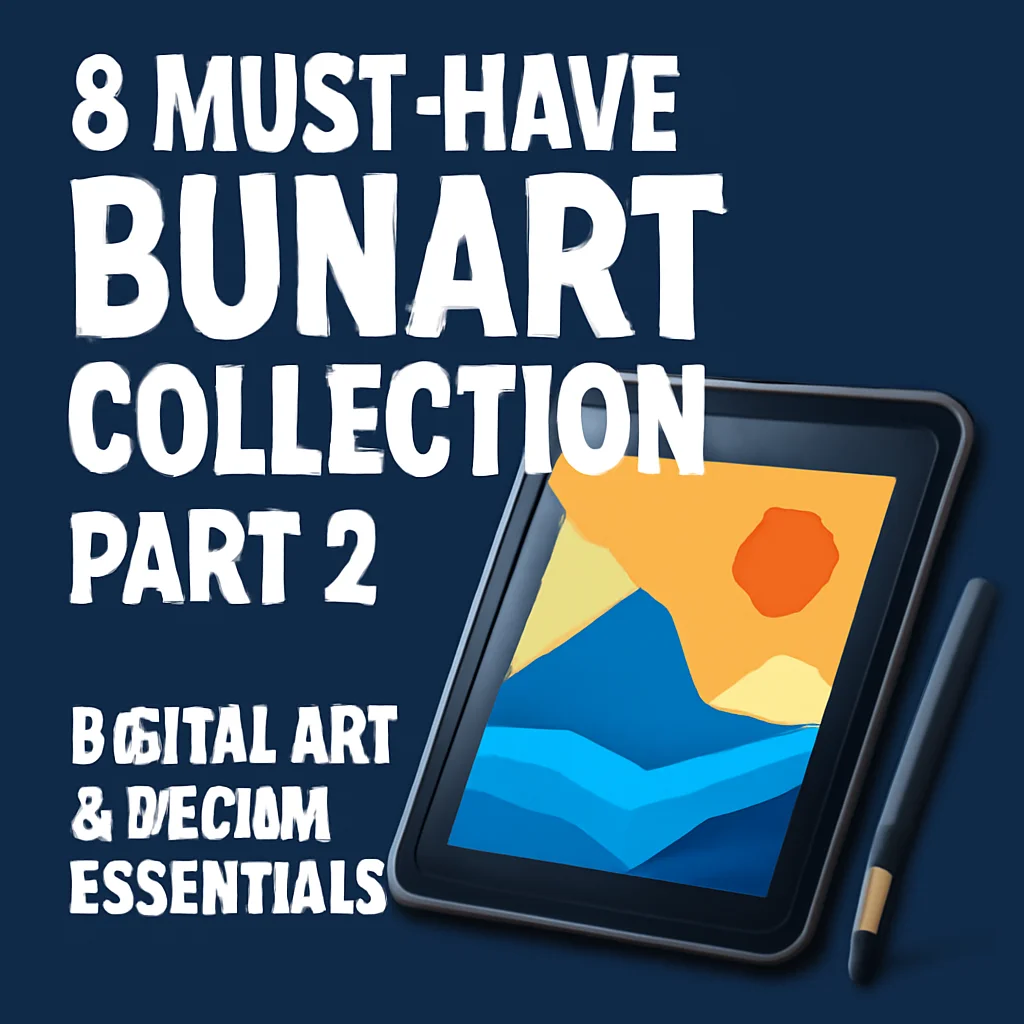 8 Must-Have bunart Collection Part 2: Digital Art & Design Essentials