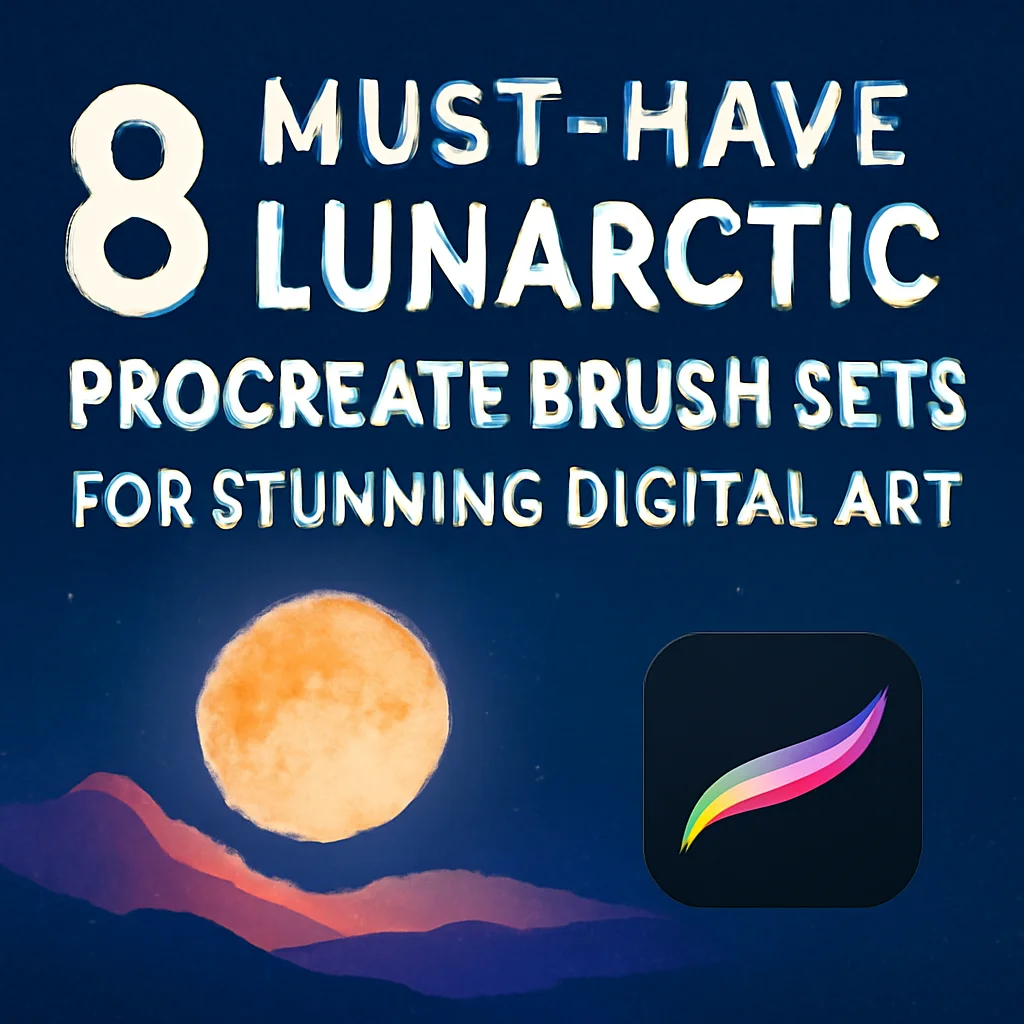 8 Must-Have lunarctic Procreate Brush Sets for Stunning Digital Art 🎨