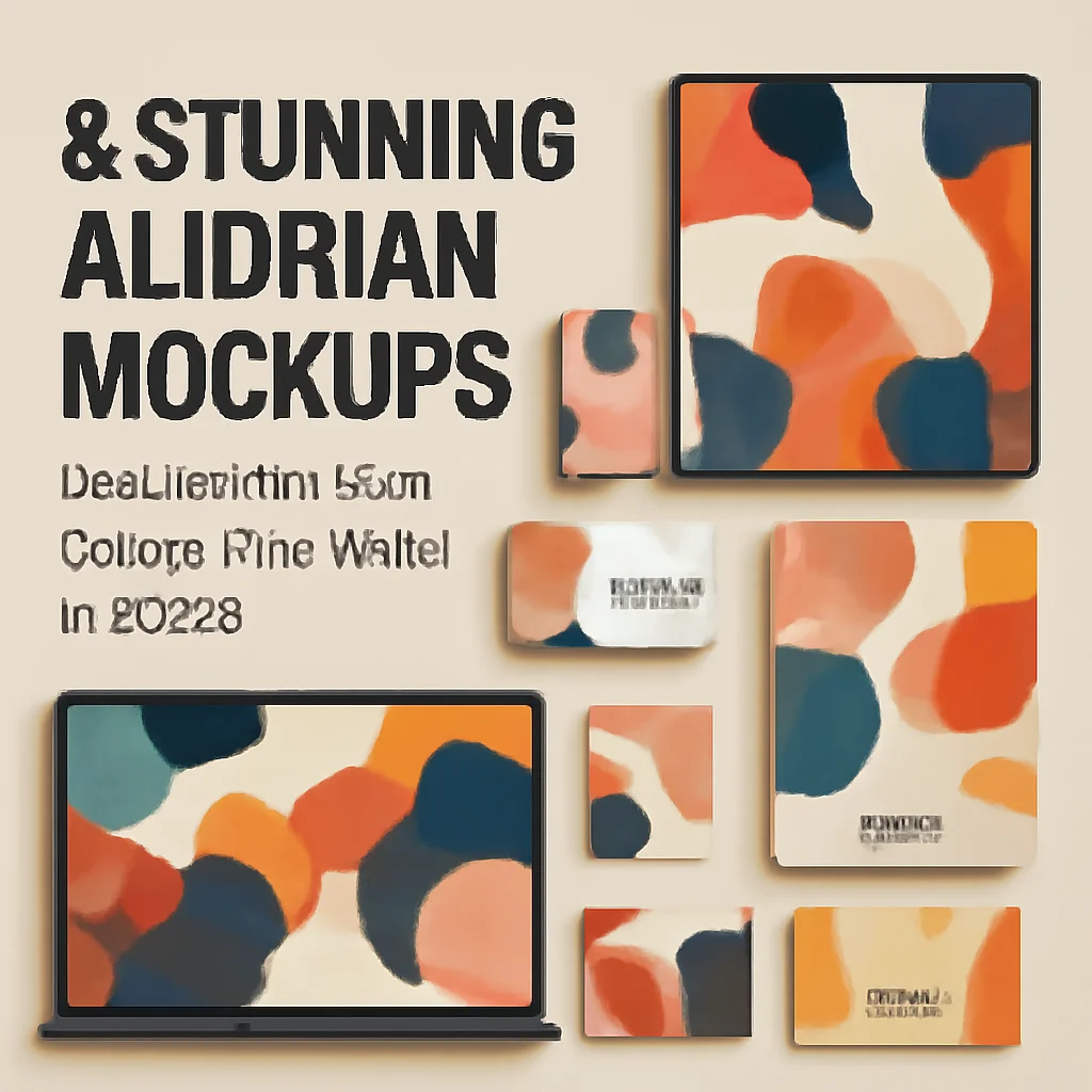 8 Stunning Alidrian Mockups to Elevate Your Design Portfolio in 2025 🎨✨