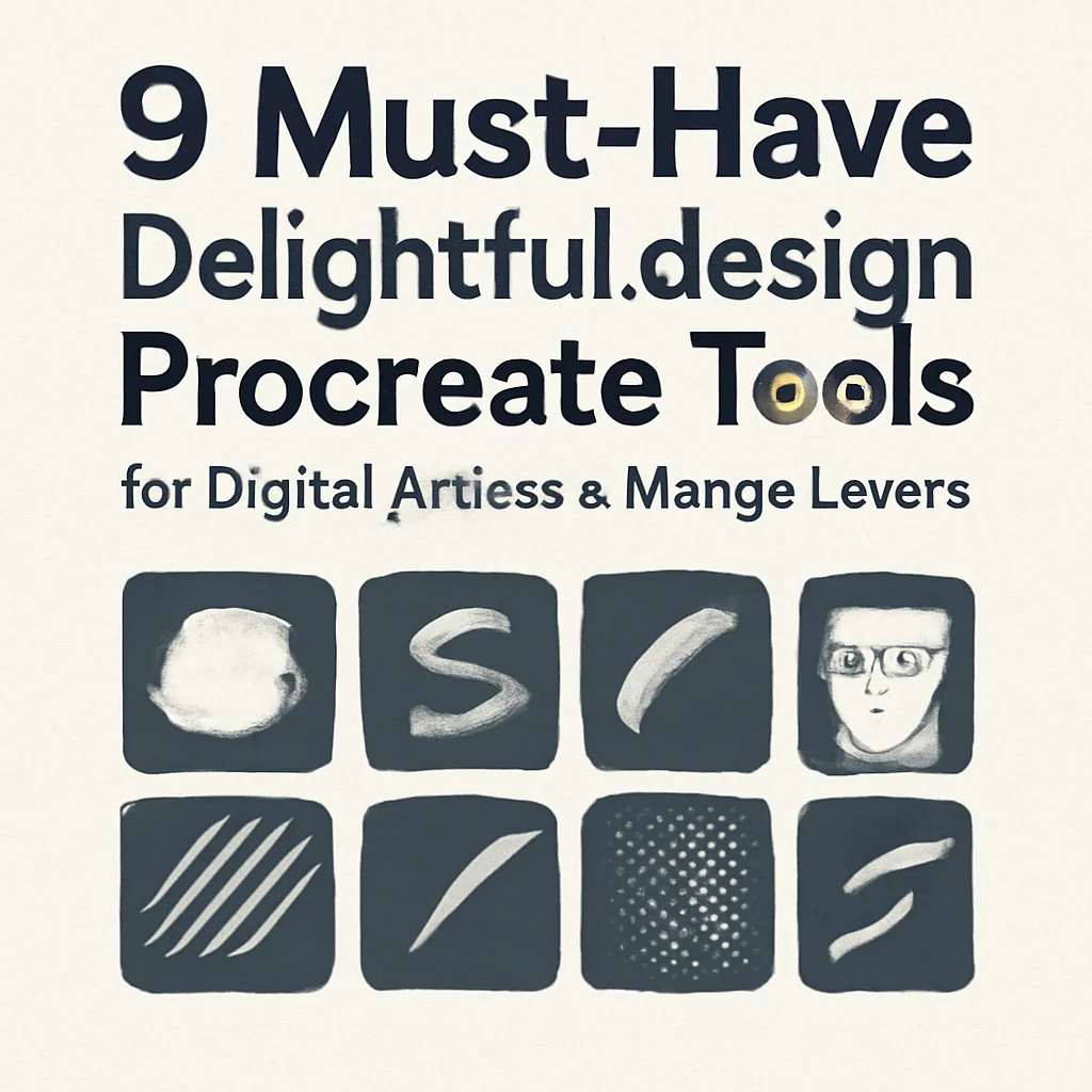 9 Must-Have Delightful.design Procreate Tools for Digital Artists & Manga Lovers